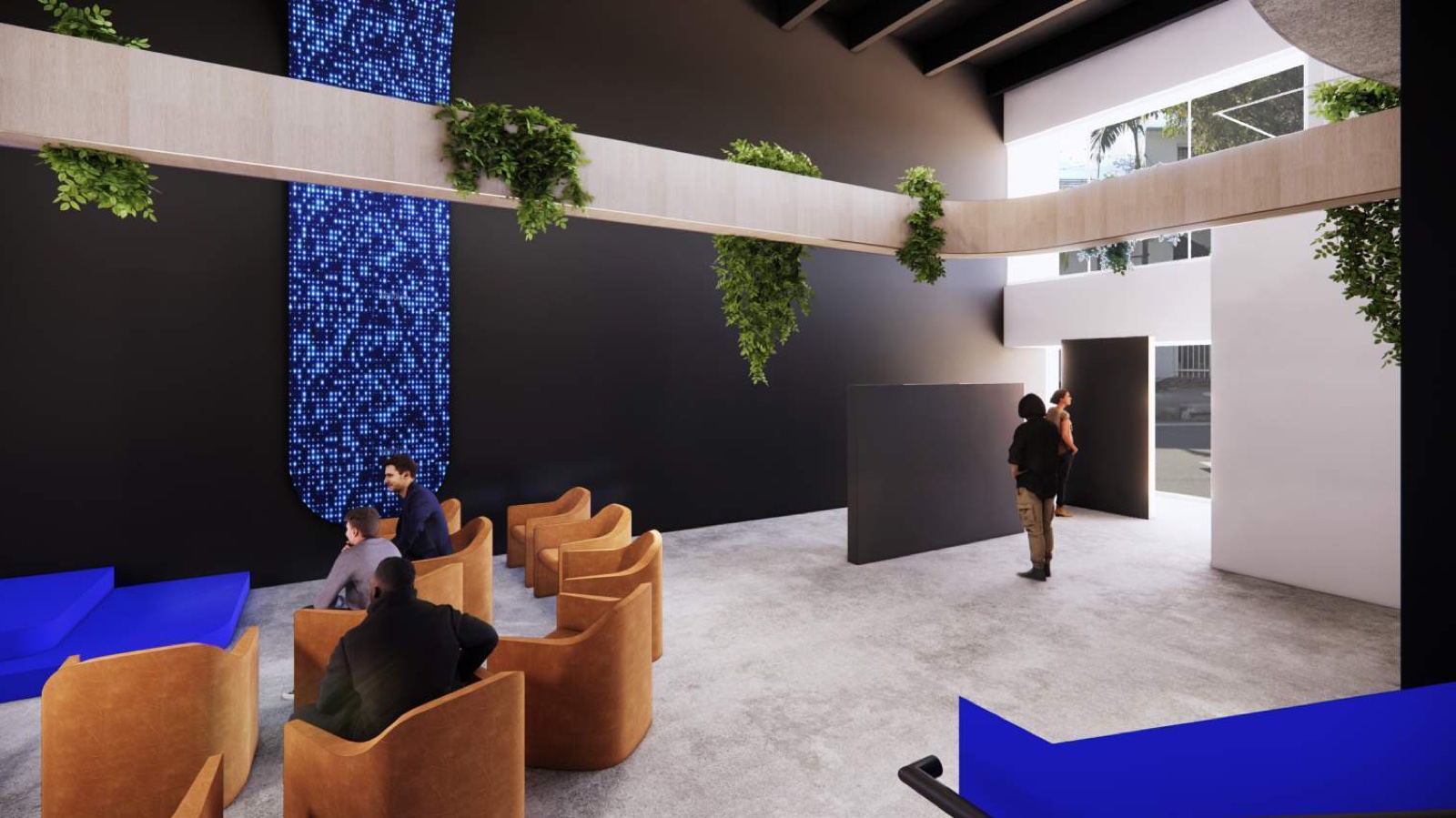 Project rendering — AI experience space (design: Gensler)
