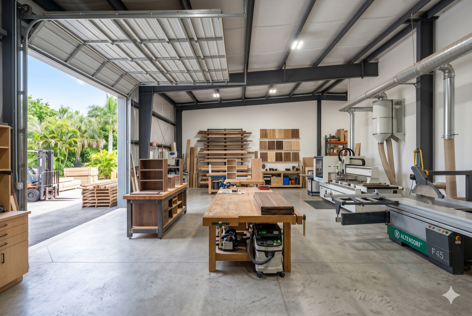 Metro Millwork fabrication shop in Hollywood, FL